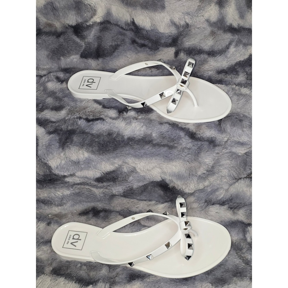 NWB DV Dolce Vita Sunkissed Jelly Sandal White‎ Size 9